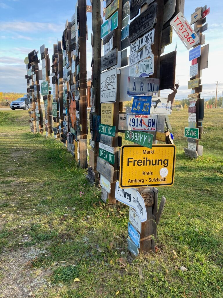 watson lake yukon-bound