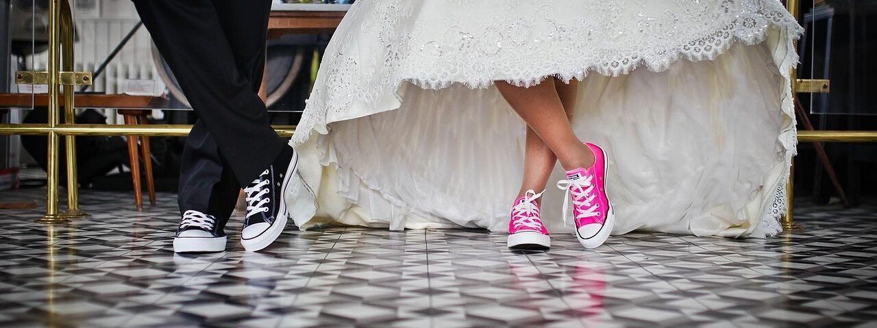 marriage, bridal, wedding, shoes, wedding dress, sneakers, legs, crossed legs, footwear, husband and wife, bride and groom, bridal gown, wedding photography, marriage, wedding, wedding, wedding, wedding, wedding, shoes